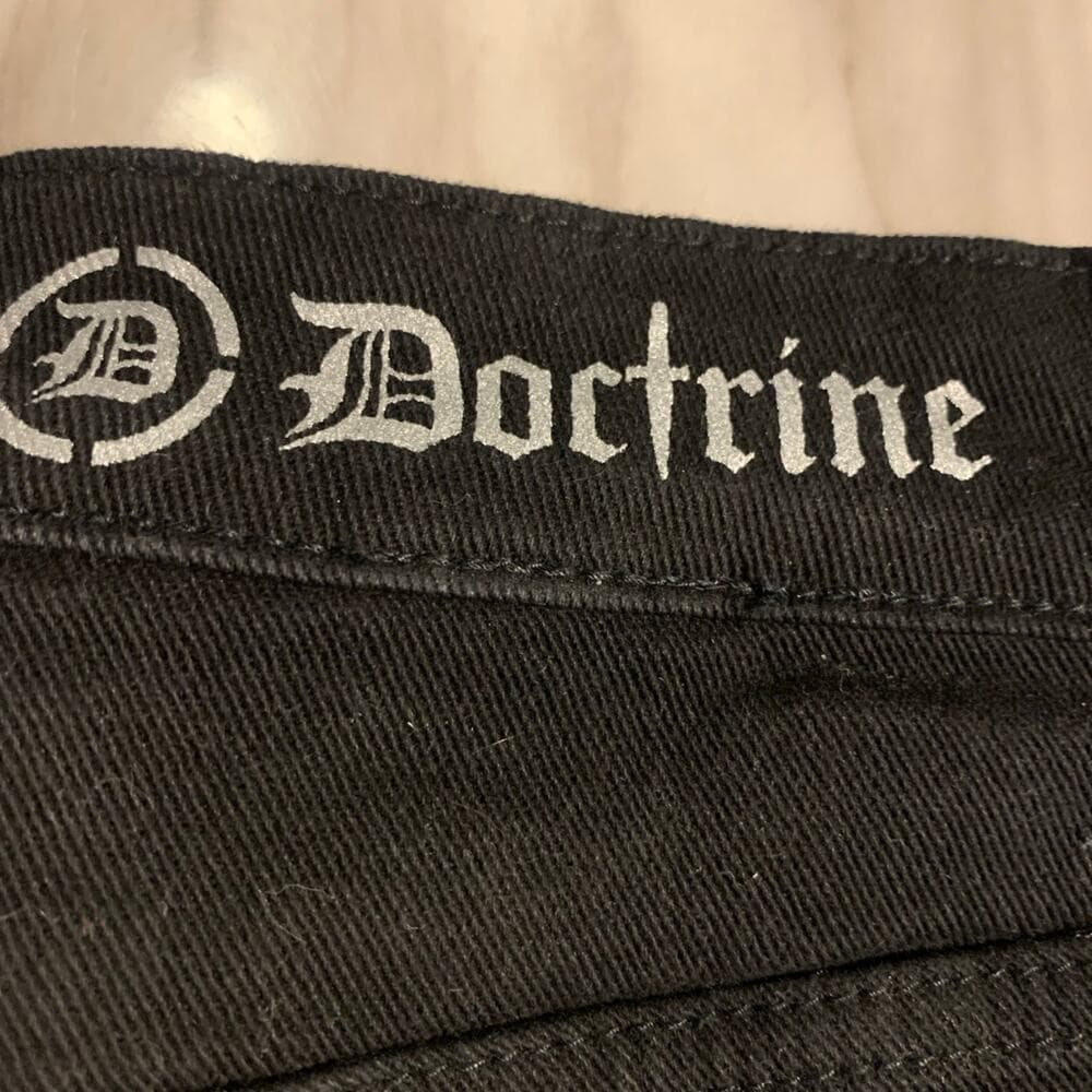 Doctrine Superstack Jet Black Mens Jeans Size 32 - Thumbnail 4