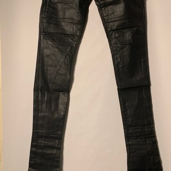 Si Tu Veux Superstack Black Wax Mens Jeans Size 32 - Thumbnail 13