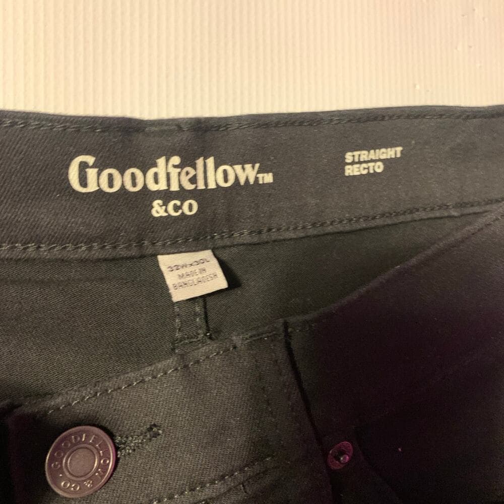 Goodfellow Black Mens Jeans Size 32W 30L - Thumbnail 3