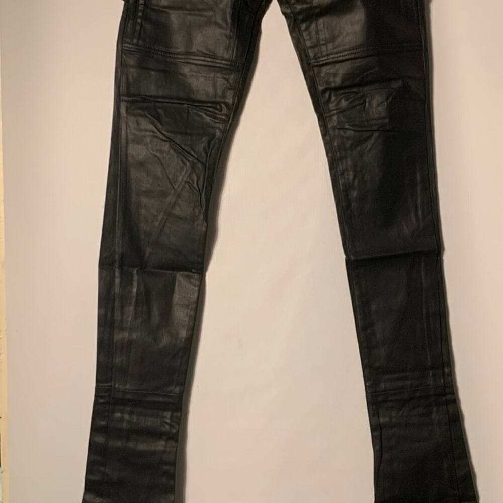 Si Tu Veux Superstack Black Wax Mens Jeans Size 32 - Thumbnail 12