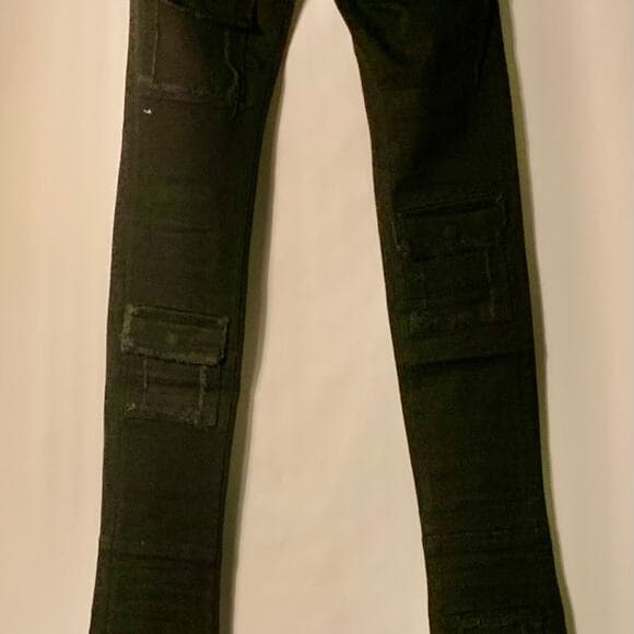 Si Tu Veux Superstack Jet Black Mens Jeans 30 - Thumbnail 9