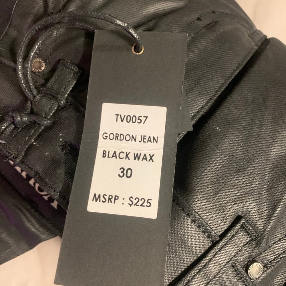 Si Tu Veux Superstack Black Wax Mens Jeans Size 30 - Thumbnail 6