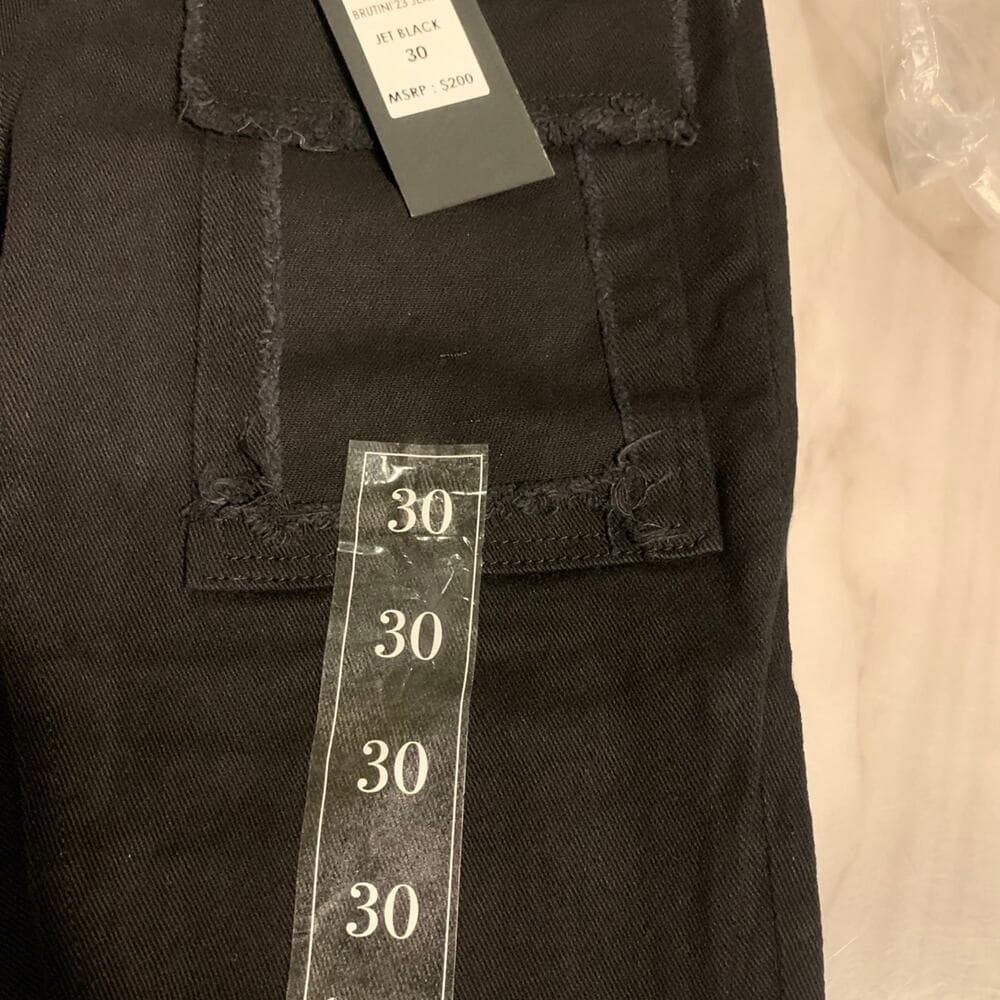 Si Tu Veux Superstack Jet Black Mens Jeans 30 - Thumbnail 6