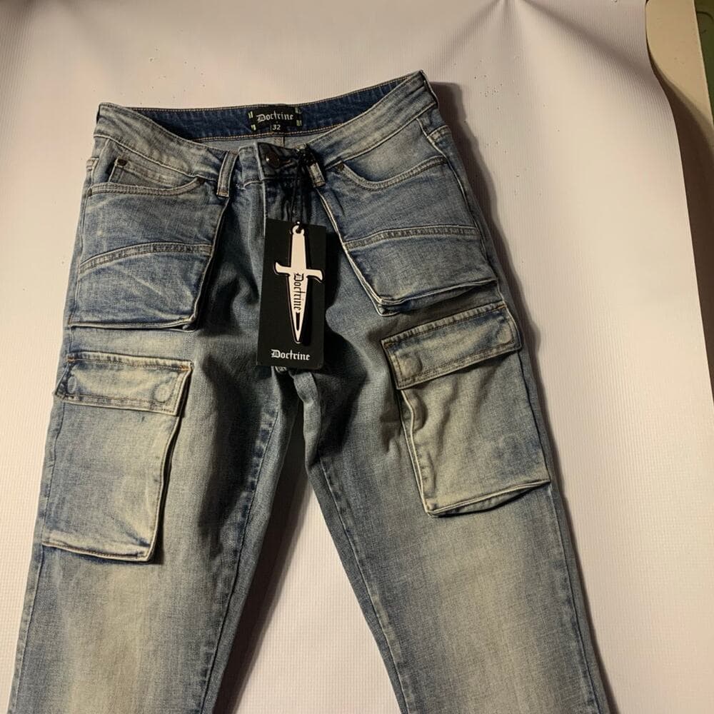 Doctrine Superstack Mens Jeans Size 32 - Thumbnail 2