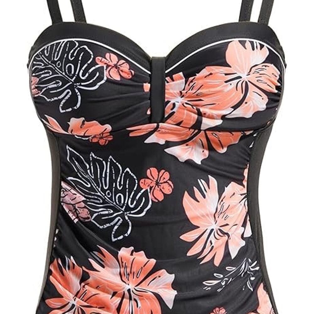 Yonique Womens Tankini Swimsuits Top Size Medium