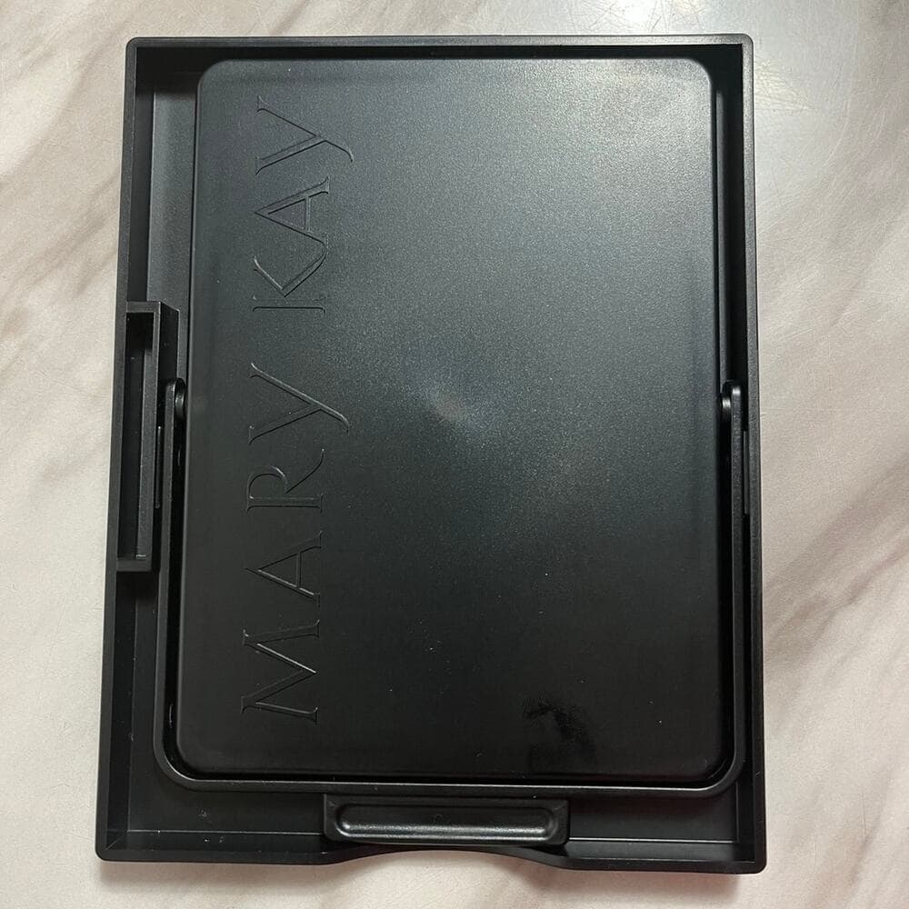 Mary Kay Portable Black Plastic Makeup Mirror w/Tray - Thumbnail 2