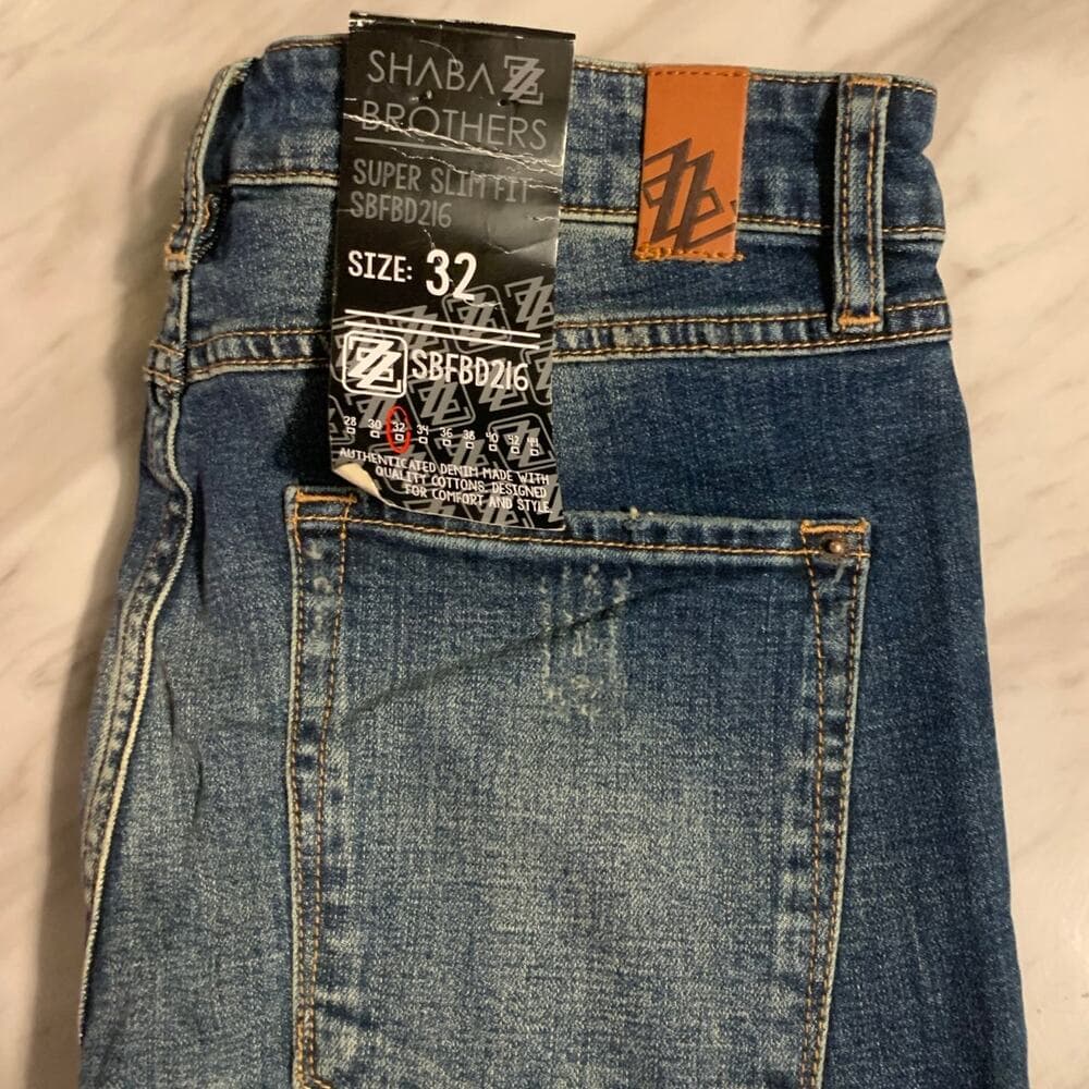 Shabaz Z Brothers Superstack Mens jeans Size 32 - Thumbnail 5