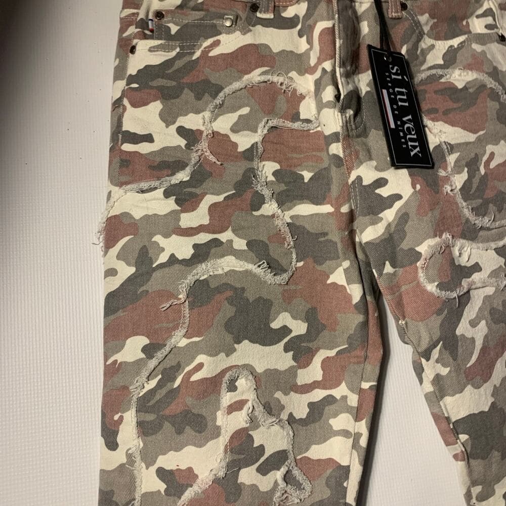 Camo si tu veux superstack Mens Jeans Size 32 - Thumbnail 2