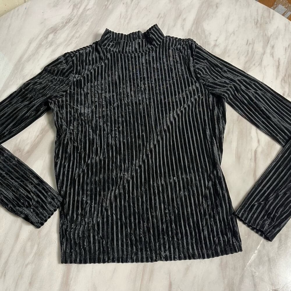 Monki Women’s Black Long Sleeve Shirt Size Small - Thumbnail 3