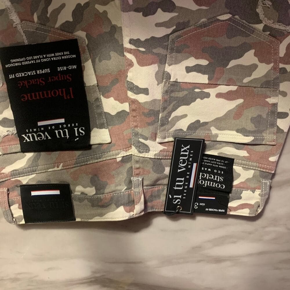 Camo si tu veux superstack Mens Jeans Size 32 - Thumbnail 5