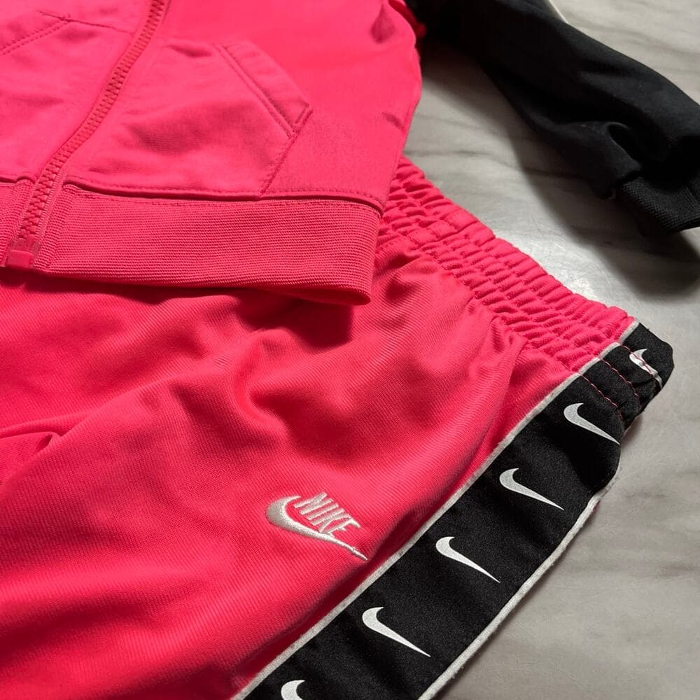 Nike Pink & Black Kids Sweatsuit Size 12 - Thumbnail 2