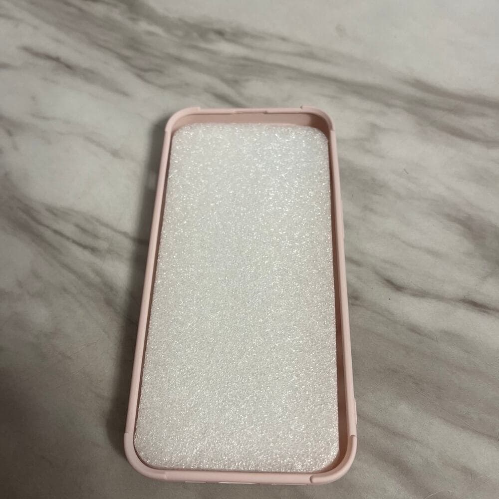 Water Ripple Pattern Wave Compatible with iPhone Case (Light Pink,iPhone 14) - Thumbnail 3
