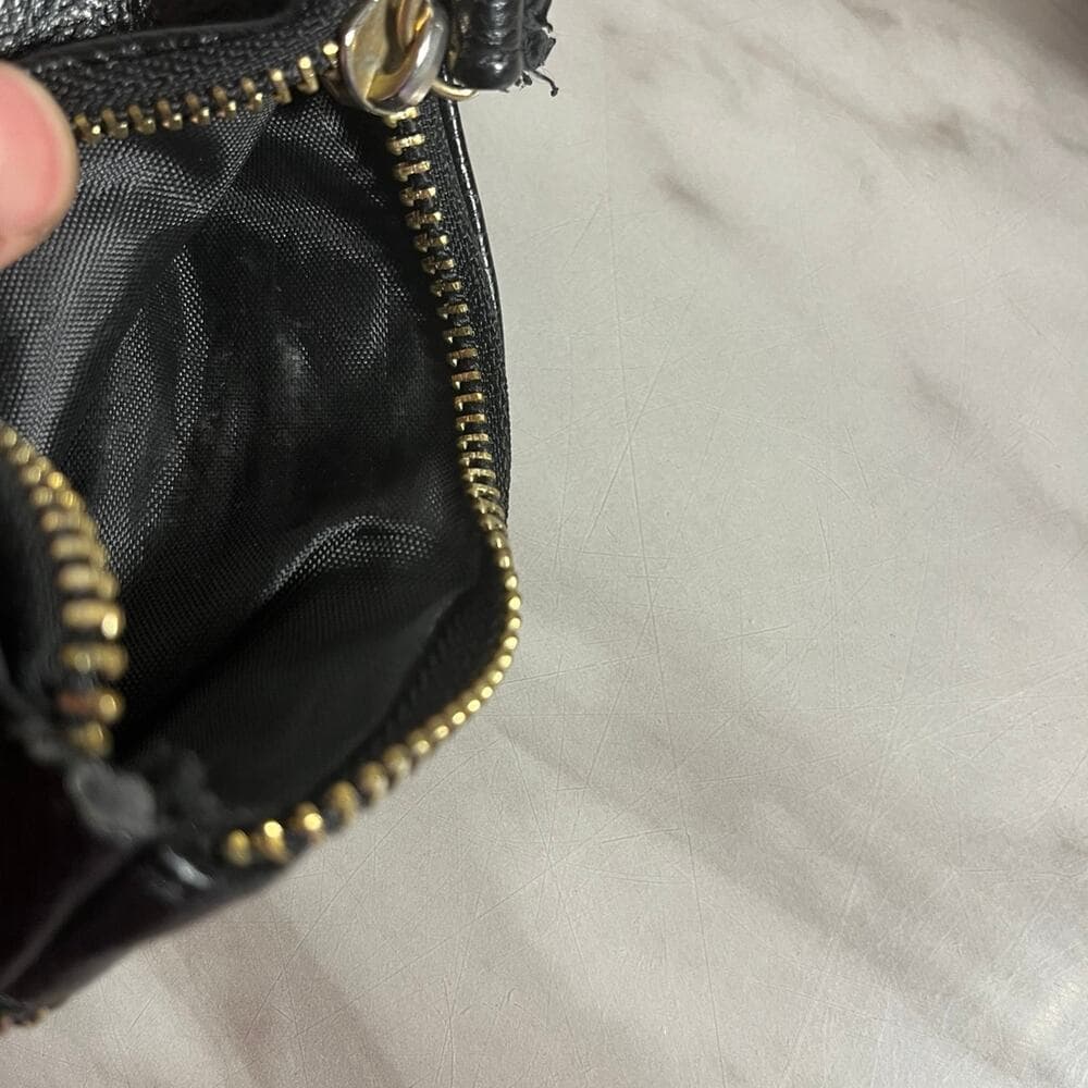Zip Faux Leather Key Case/ Corn Purse - Thumbnail 4
