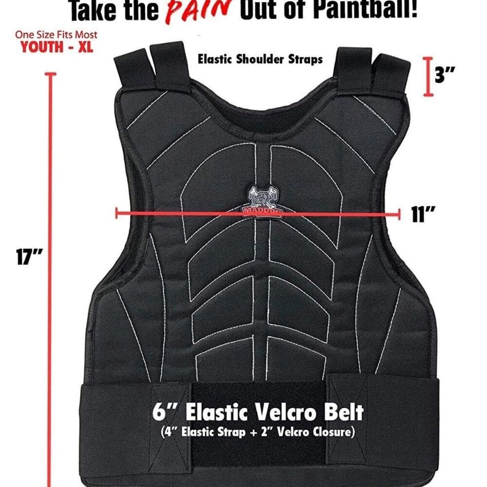Action Village Warrior Paintball Chest Protector -Adjustable -One Size Fits Most