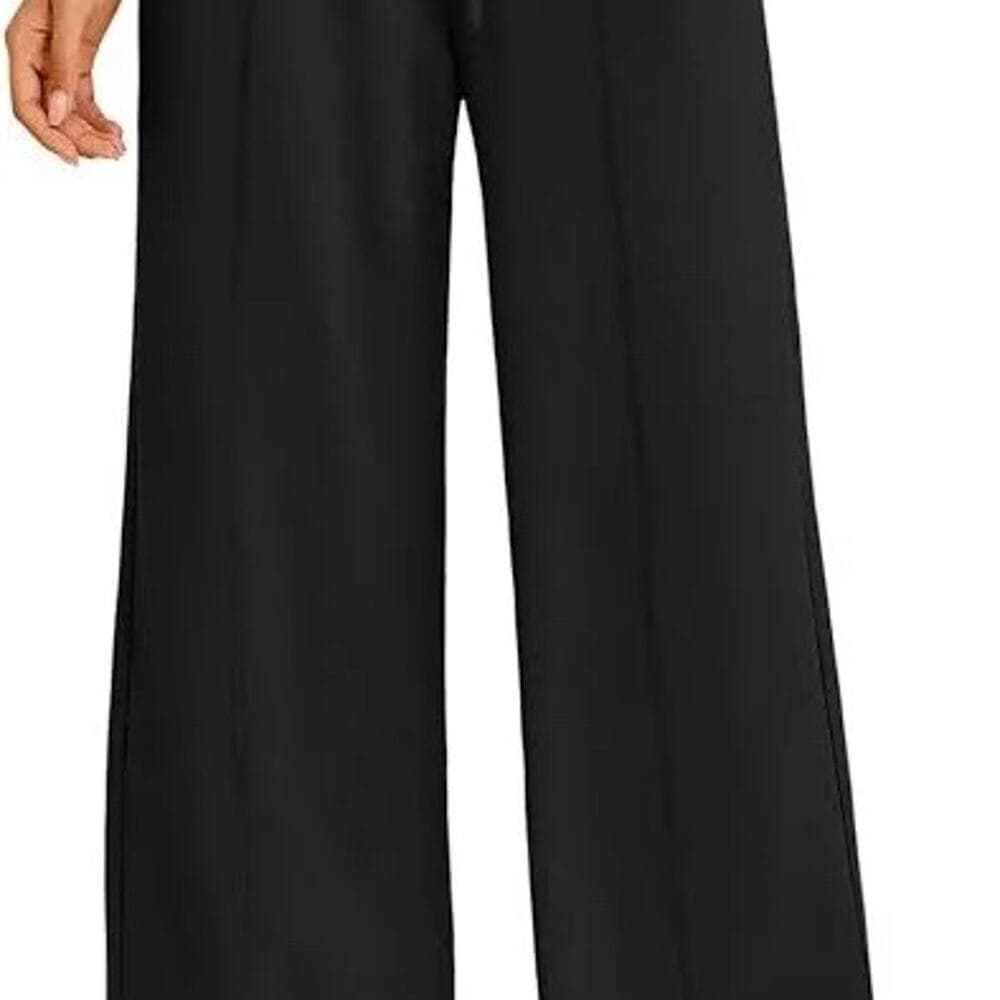 Ekouaer Black Womens Dress Pants Size Medium - Thumbnail 6