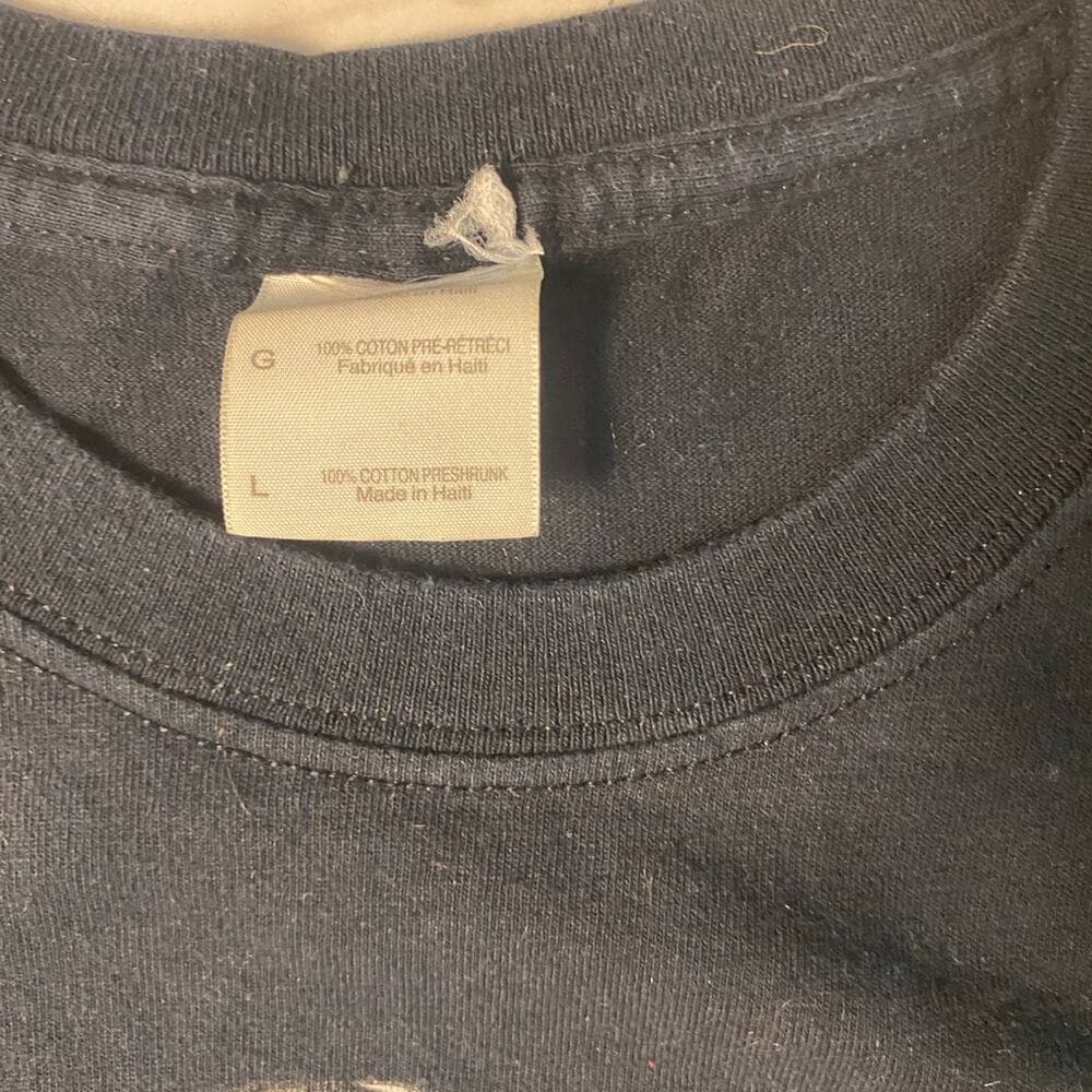 T-Shirt mens black size L - Thumbnail 2