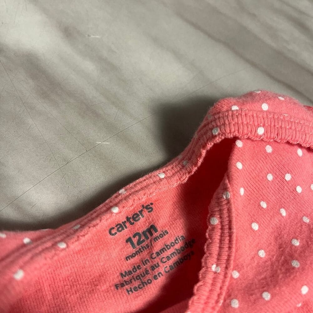 Carter 12 M Pink Tee For baby - Thumbnail 2