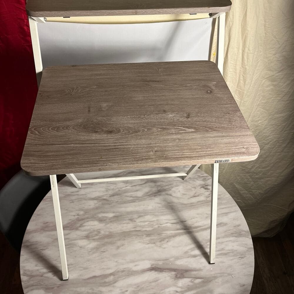 SOFSYS Modern Folding Desk for Small Space, Computer Gaming