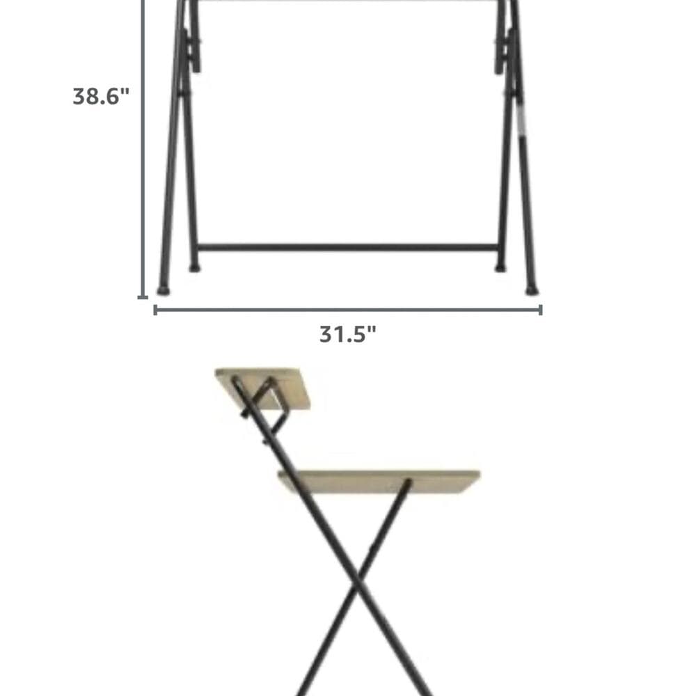 SOFSYS Modern Folding Desk for Small Space, Computer Gaming - Thumbnail 8