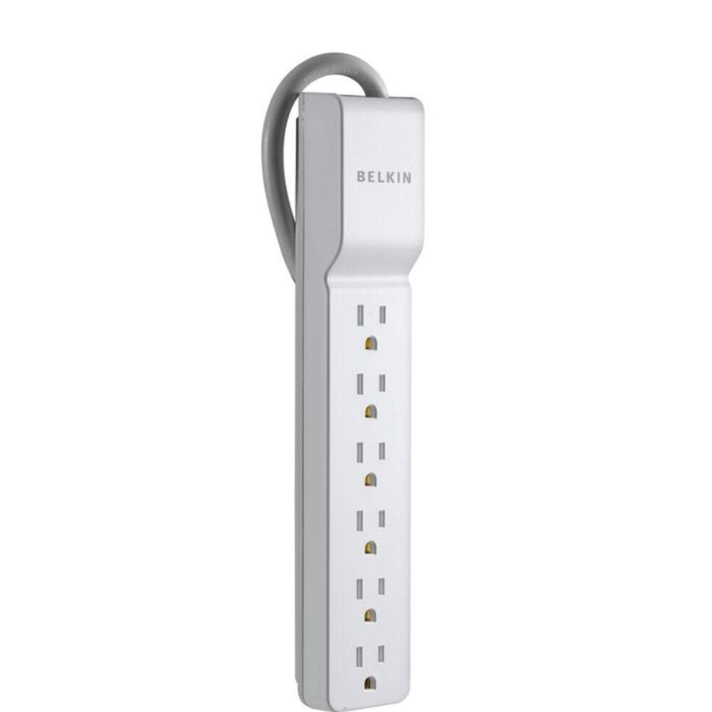 6 Outlet Home Office Surge Protector - Thumbnail 3