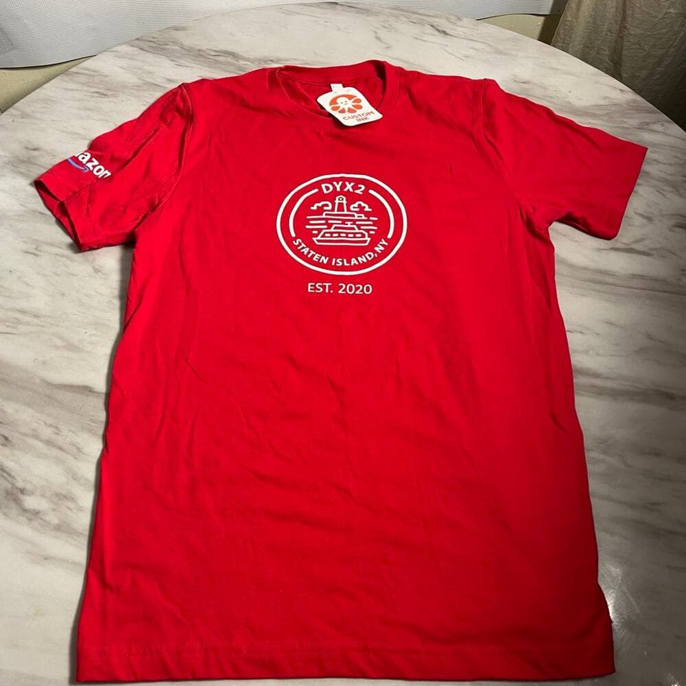 Canvas Red Amazon Staten Island T-Shirt Size L - Thumbnail 2