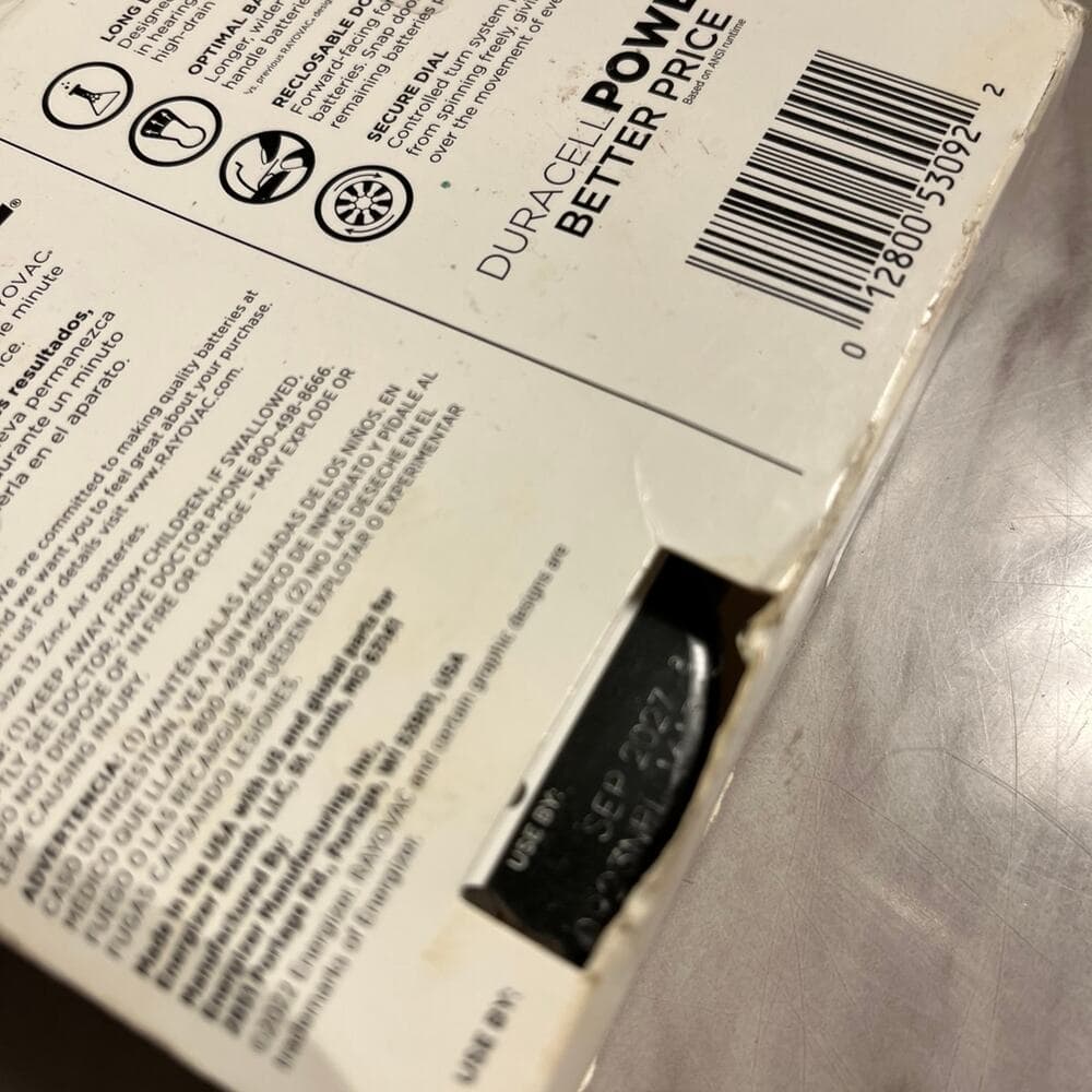 36-pack Rayovac Size 13 Hearing Aid Batteries Jun 2023 - Thumbnail 3