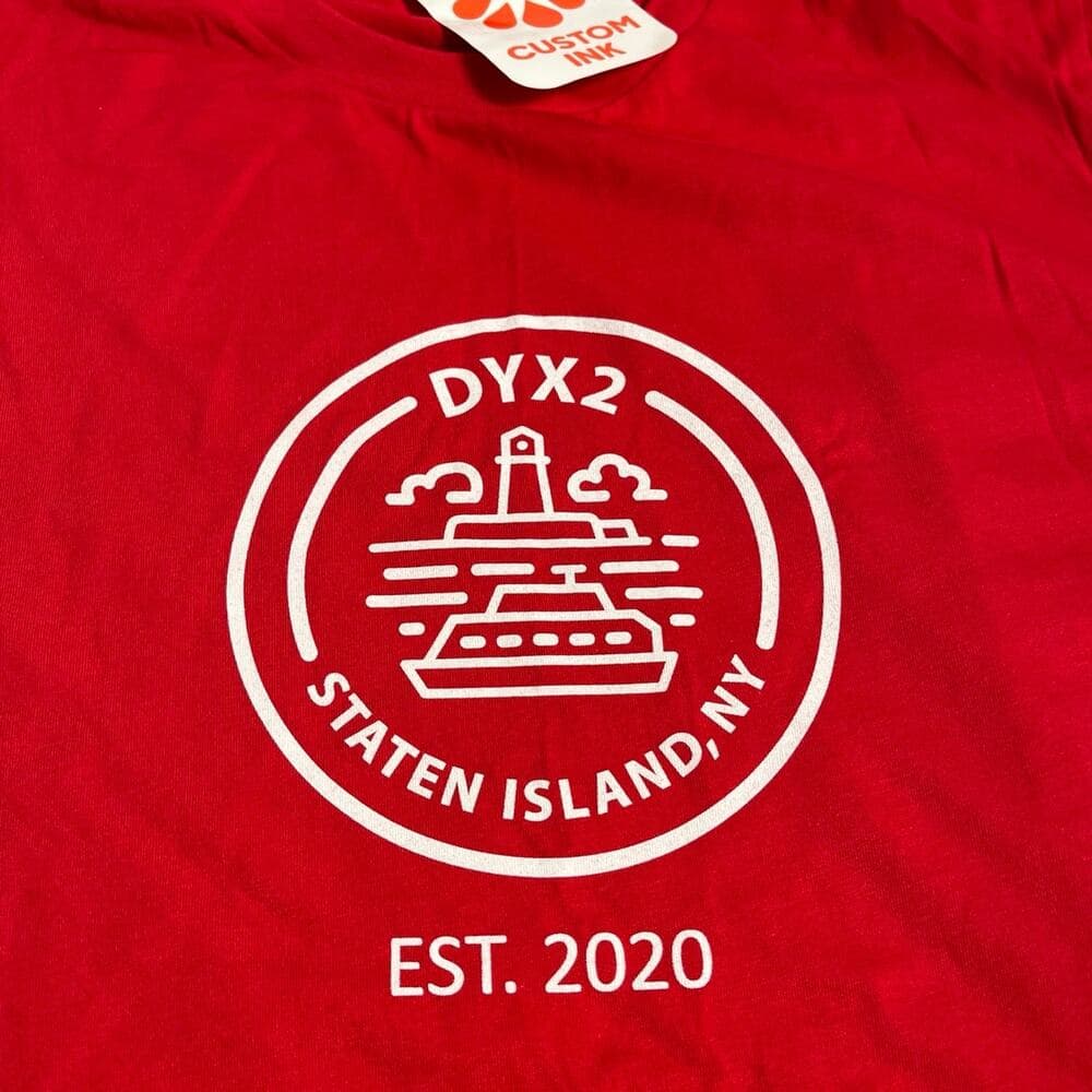 Canvas Red Amazon Staten Island T-Shirt Size L - Thumbnail 3
