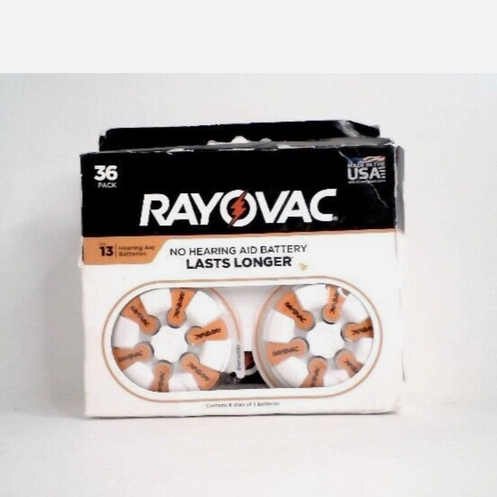 36-pack Rayovac Size 13 Hearing Aid Batteries Jun 2023 - Thumbnail 4