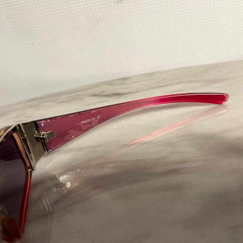 Roxanne R9024-02 Sunglasses rectangle frames smoke lenses size 54[]16 130 - Thumbnail 2