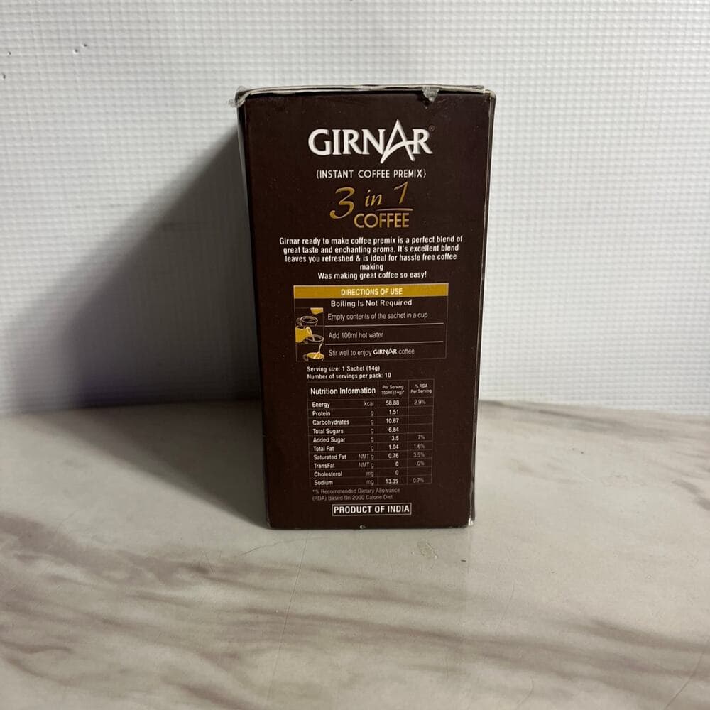 Girnar Instant Premix 3 in 1 Coffee (10 Sachets) - Thumbnail 2
