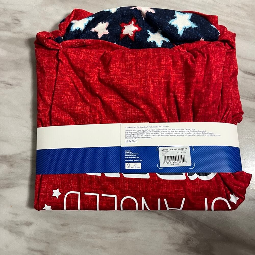 Patriotic Women’s Pajama Set 3X - Thumbnail 2
