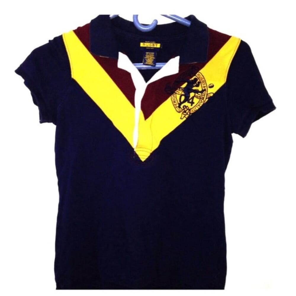 RALPH LAUREN RUGBY - yellow burgundy and navy blue - Thumbnail 6