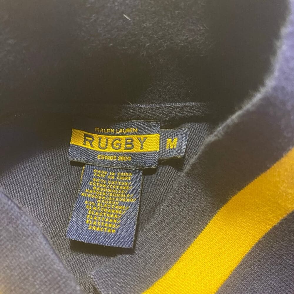 RALPH LAUREN RUGBY - yellow burgundy and navy blue - Thumbnail 4