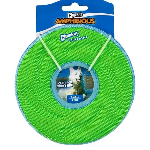 Chuckit! Zipflight Flying Disc Dog Toy, Small (6"), Orange And Blue - Thumbnail 4