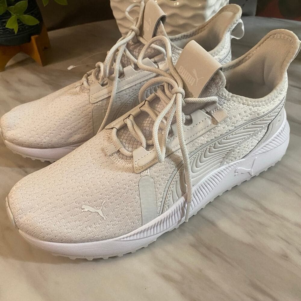 Puma Women's Pacer Future Luxe Running Shoes Light Gray sneakers Size 11 - Thumbnail 6