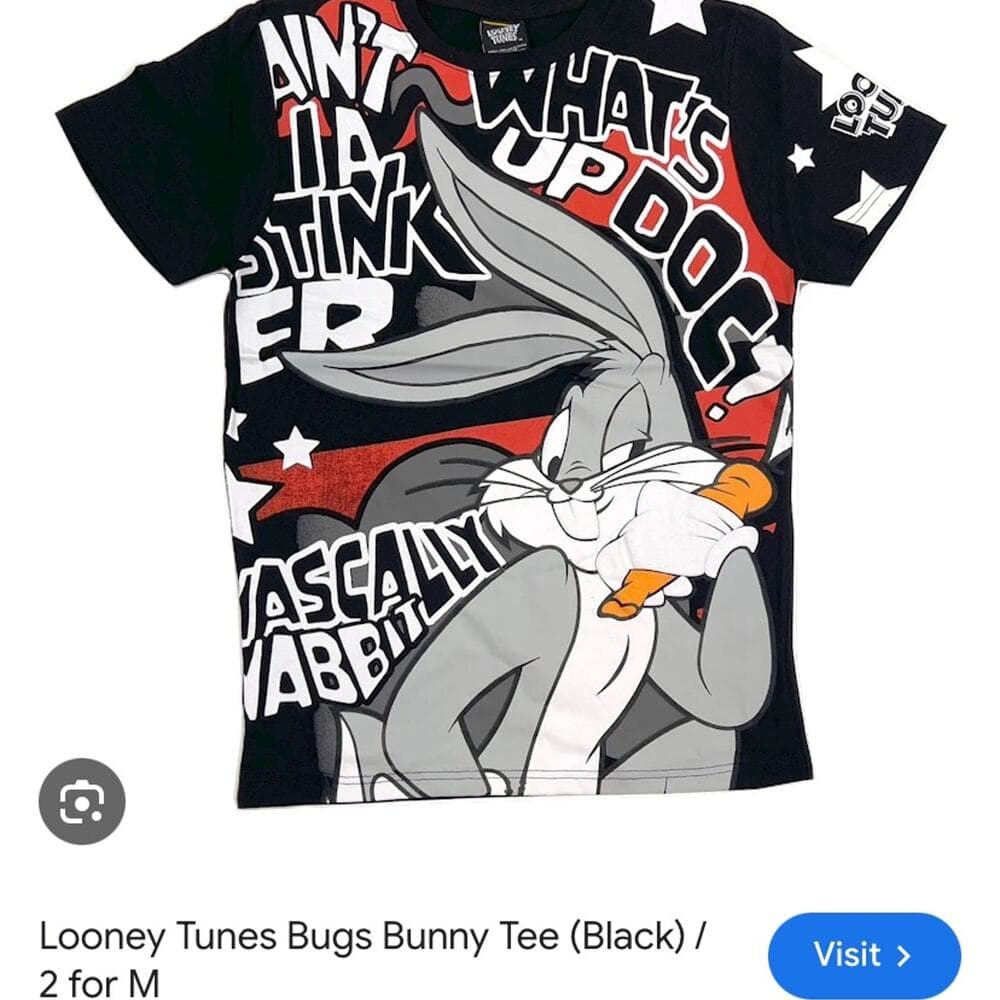 LOONEY TUNES BUGS BUNNY TEE - Thumbnail 2