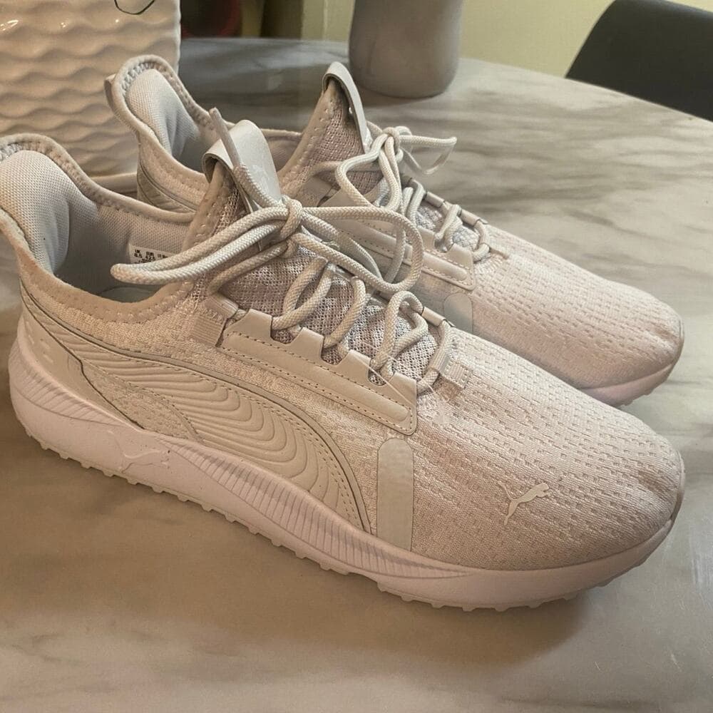 Puma Women's Pacer Future Luxe Running Shoes Light Gray sneakers Size 11 - Thumbnail 3