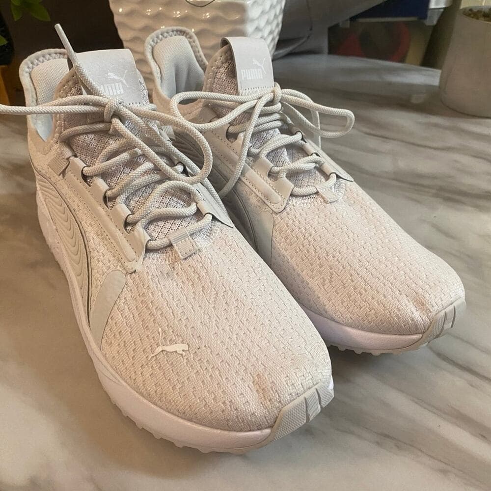 Puma Women's Pacer Future Luxe Running Shoes Light Gray sneakers Size 11 - Thumbnail 2