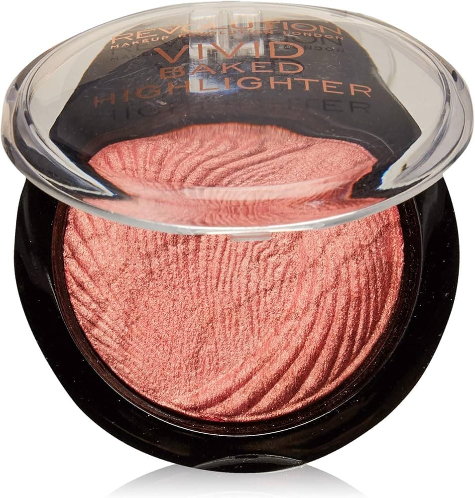 Makeup Revolution Vivid Baked Highlighter, Rose Gold Lights - Thumbnail 5
