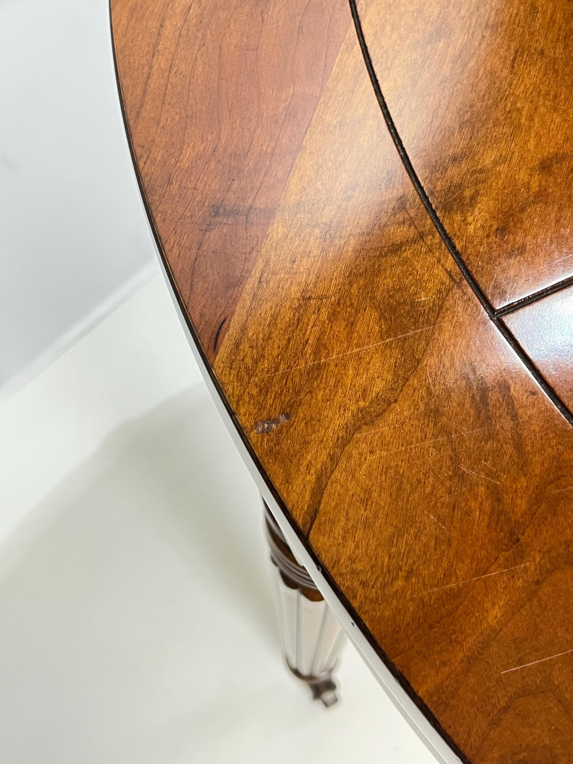Pair of Henredon Registry Collection Solid Cherry Regency Drum Tables - Thumbnail 14
