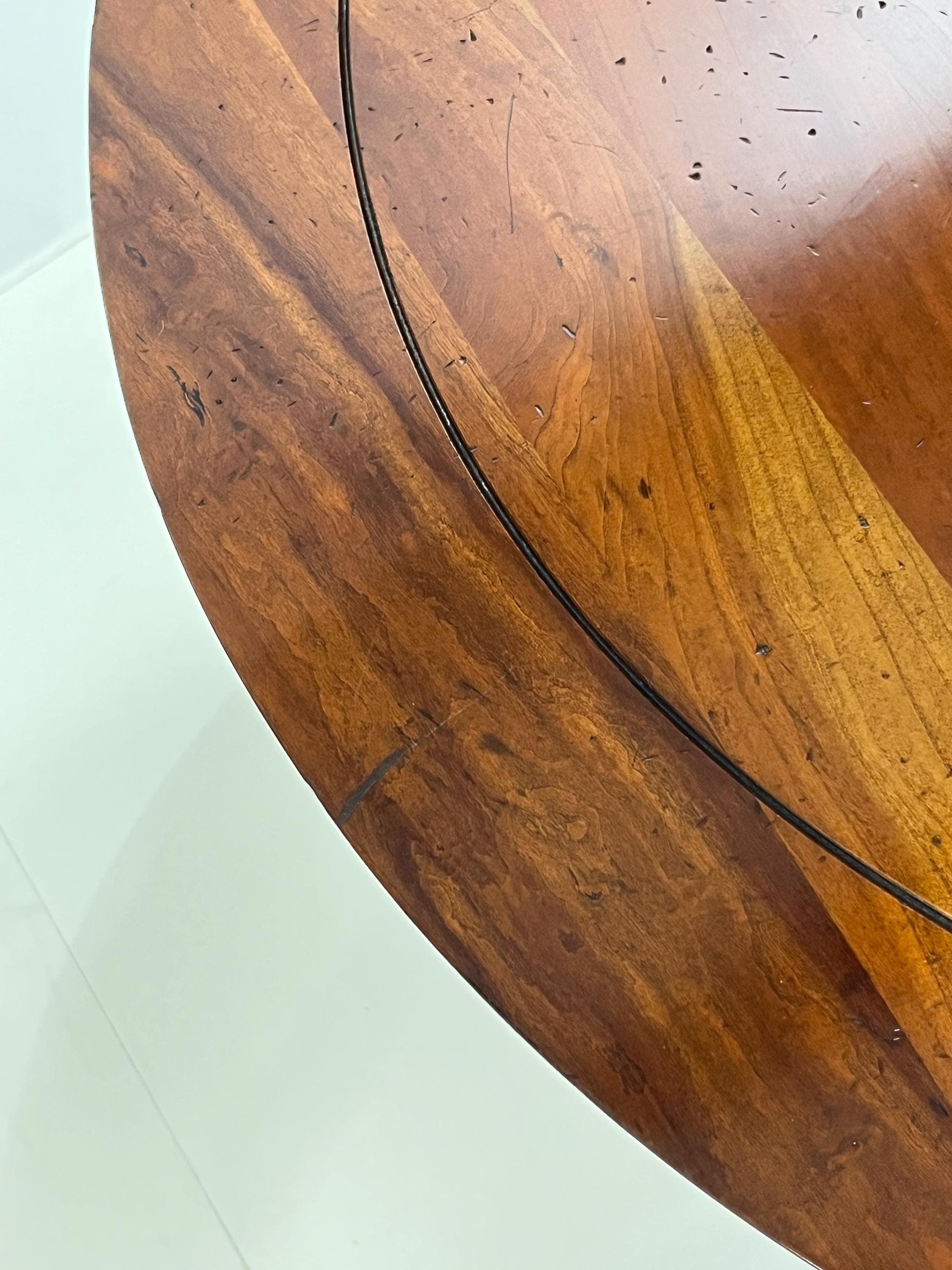 Pair of Henredon Registry Collection Solid Cherry Regency Drum Tables - Thumbnail 15