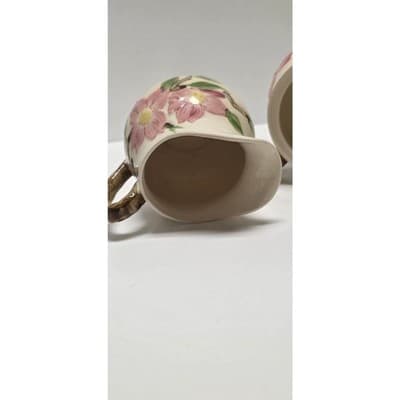 Vintage El Rancho Desert Rose Pre-Franciscan(1930s) Sugar + Creamer /w Lid - Thumbnail 6