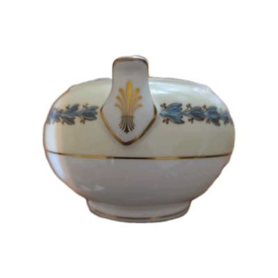 Vintage Wedgewood Appledore Bone China W3257 Suger Bowl & Lid Made in England - Thumbnail 4