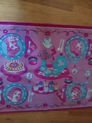 Disneys Princess's Ariel Pink Cinderella Snow White Rug - Thumbnail 6