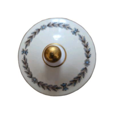 Vintage Wedgewood Appledore Bone China W3257 Suger Bowl & Lid Made in England - Thumbnail 6