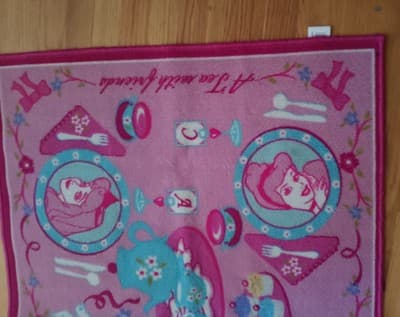 Disneys Princess's Ariel Pink Cinderella Snow White Rug - Thumbnail 3