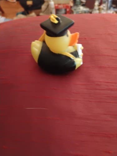 Rubber Duck Graduation 2" Black Cap Gown Diploma Duck Jeep Owners - Thumbnail 3