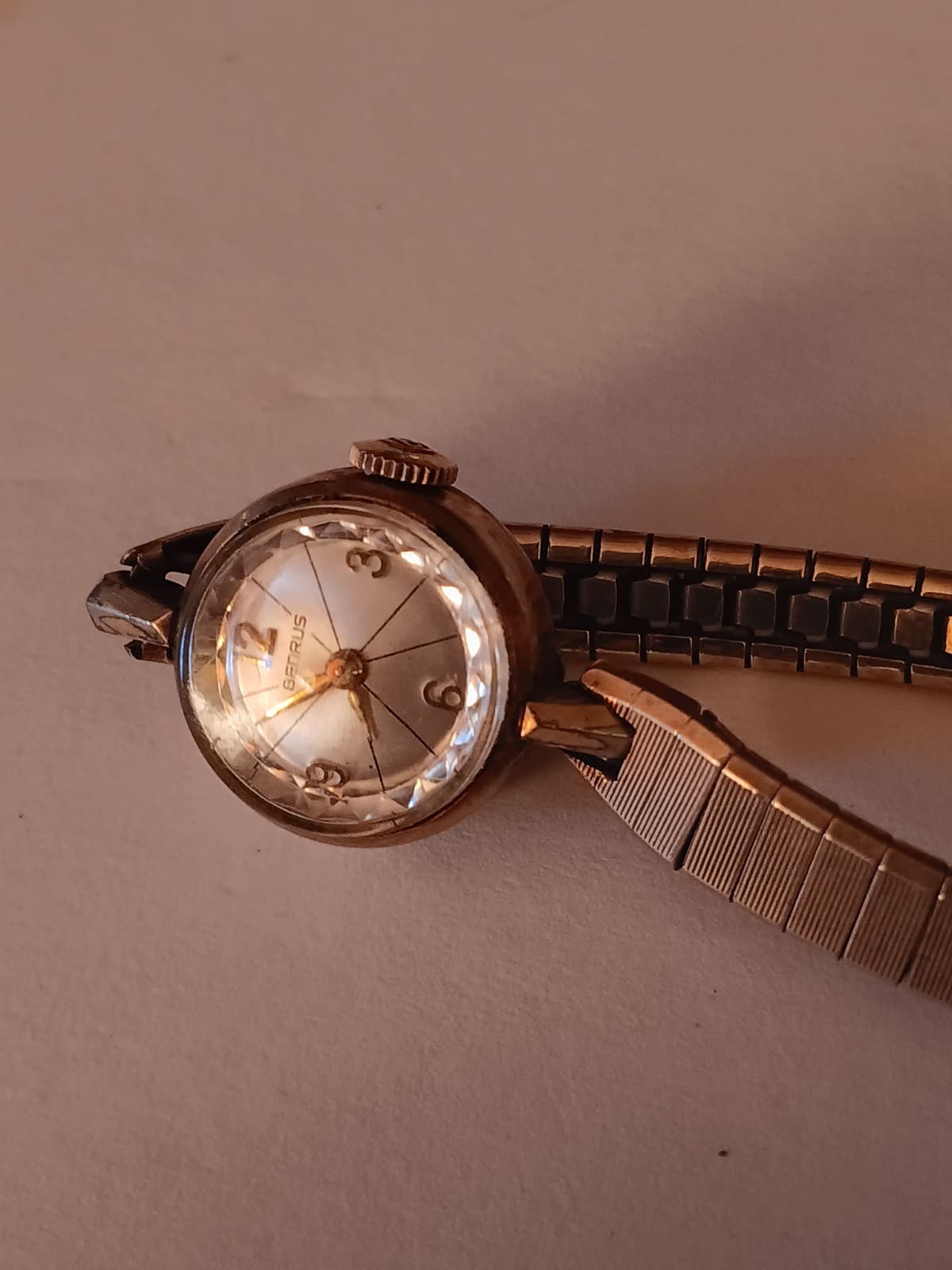 Vintage Ladies Benrus Wrist Watch 10k Rolled Gold Plate Stainless Back Fancy... - Thumbnail 6