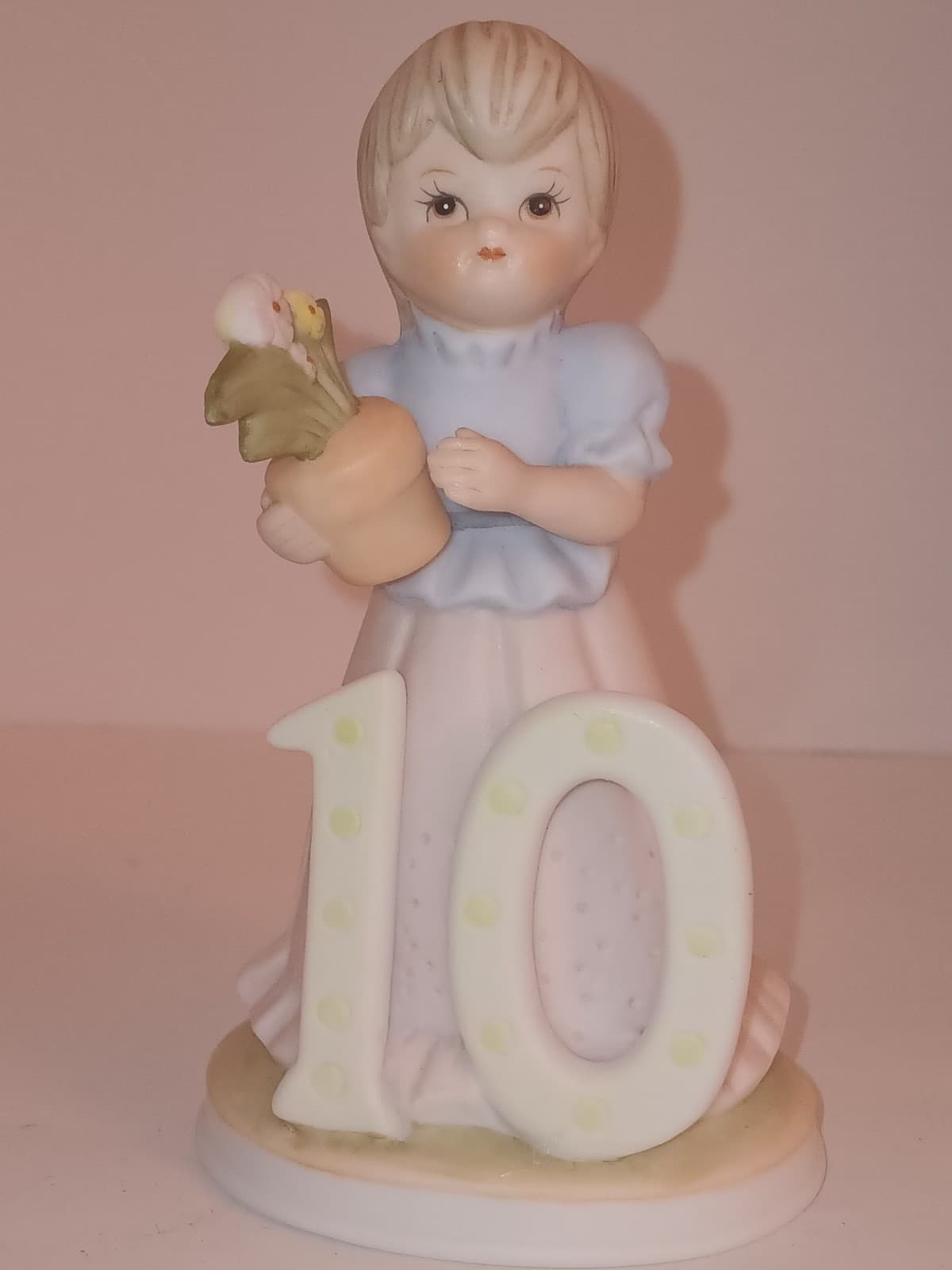 Vintage Lefton China 10Year Old Birthday Girl "The Christopher Collection," - Thumbnail 6