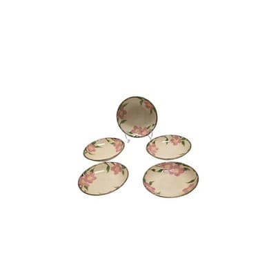 Vintage El Rancho Hand Painted Desert Rose Dessert/Berry Bowls - Thumbnail 11